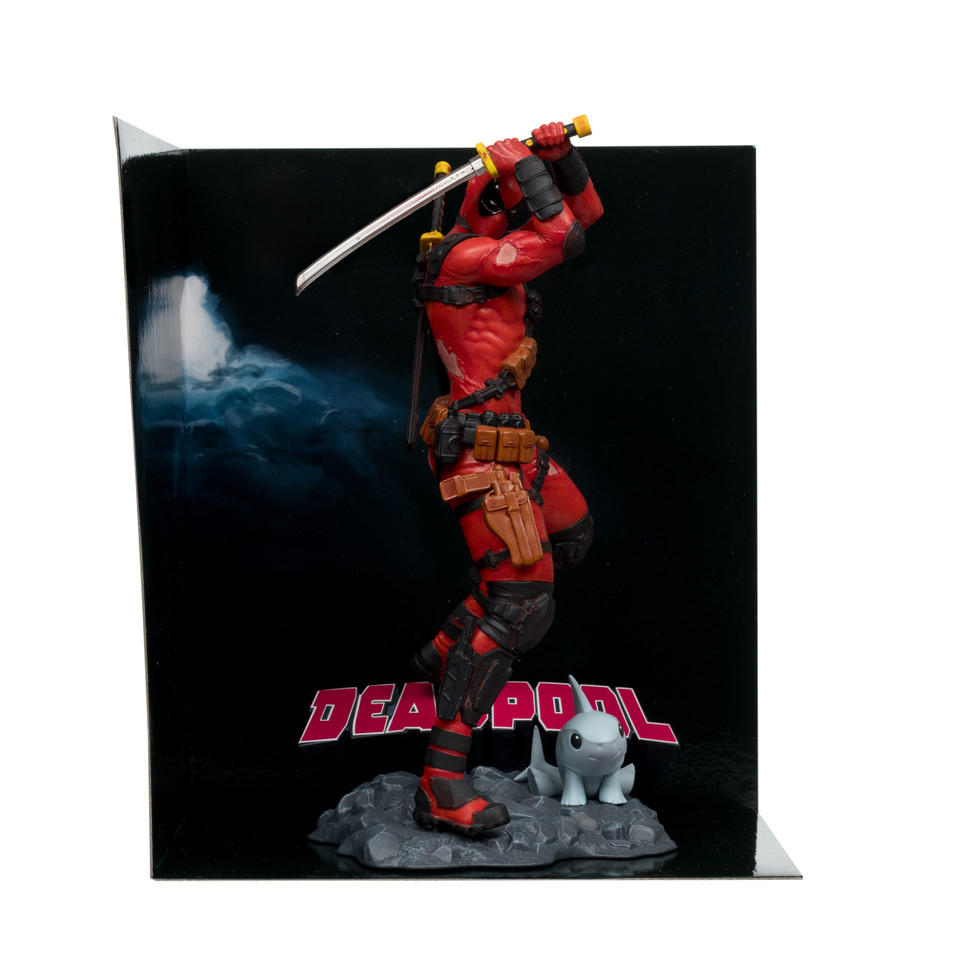 McFarlane Toys Marvel Deadpool Sammelfigur 1/10 Mehrfarbig, Rot