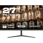 JAPANNEXT JN-IPS27WQHDR-C65W 27" WQHD IPS Monitor USB-C 65W Power Delivery