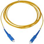 BlueOptics© Simplex LWL Patchkabel, SC-UPC/SC-UPC blau, 20 Meter, Singlemode E9/125µm, G.657.A1, OS2, Eingangsdämpfung: unter 0.2dB, Markenfaser, LSZH gelb, 2.0mm Tube, Keramik Ferrule, inkl. Messprotokoll (SFP2222BU20MK)