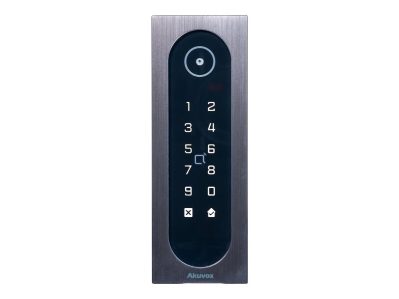 Akuvox A08S Zugangskontrollterminal On-Wall mit Keypad, RFID, QR-Code-Scanner und Bluetooth
