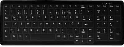 Active Key AK-C7000 Tastatur USB QWERTZ Deutsch Schwarz (AK-C7000F-U1-B/GE) (geöffnet)