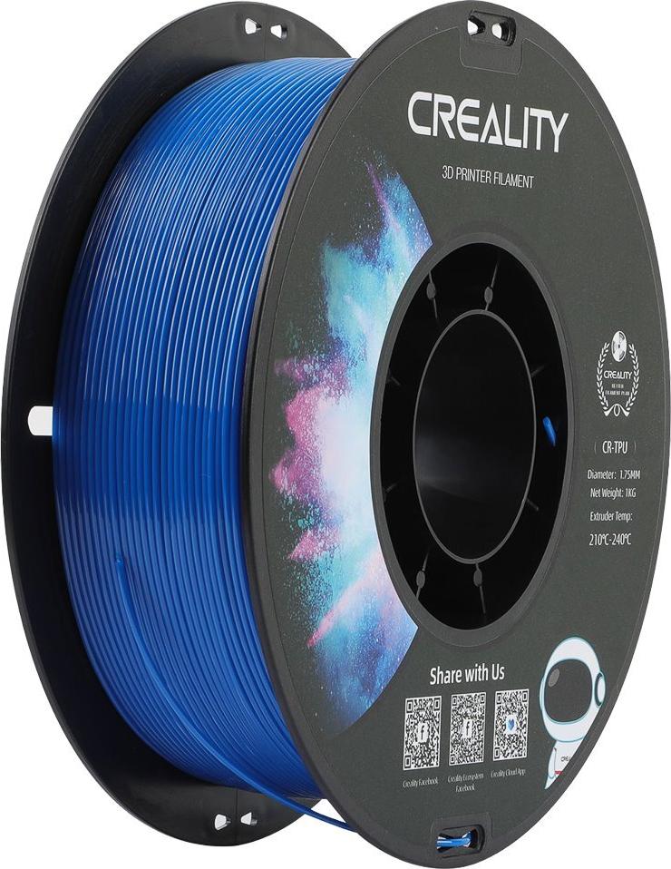 TPU-95A 1,75mm BLUE 1kg CREALITY CR 3D FILAMENT (3301040039)