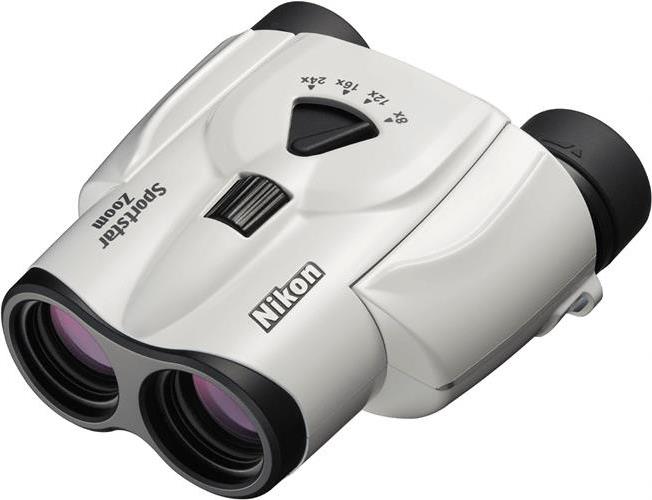 Nikon Sportstar Zoom 8 24x25 White Fernglas Weiß (BAA870WB)  - Onlineshop JACOB Elektronik
