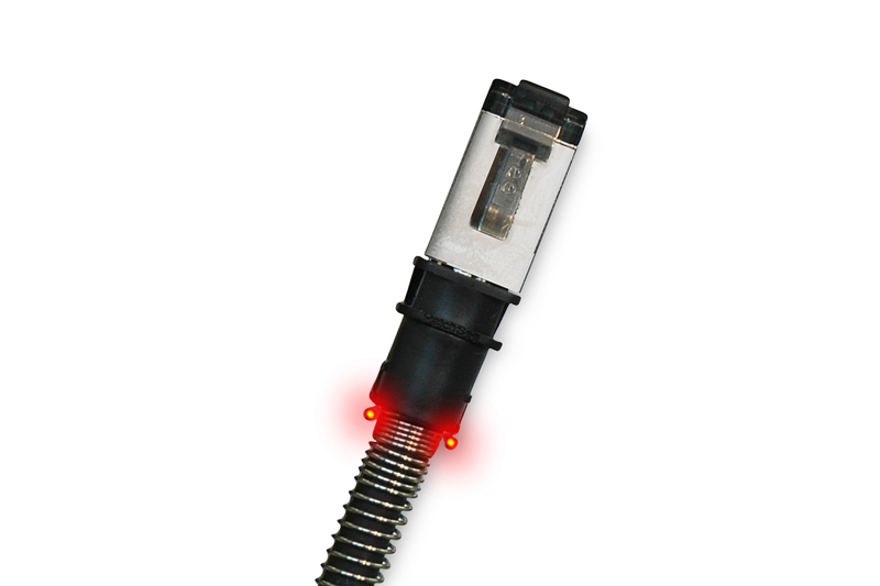 PatchSee DirectPatch Patch-Kabel RJ-45 zu RJ-45 15.2 m CAT 6a Schwarz