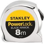 STANLEY Bandmaß PowerLock L.8m B.25mm verchr. schlagf. Gehäuse Feststeller SB Stanley (0-33-527)