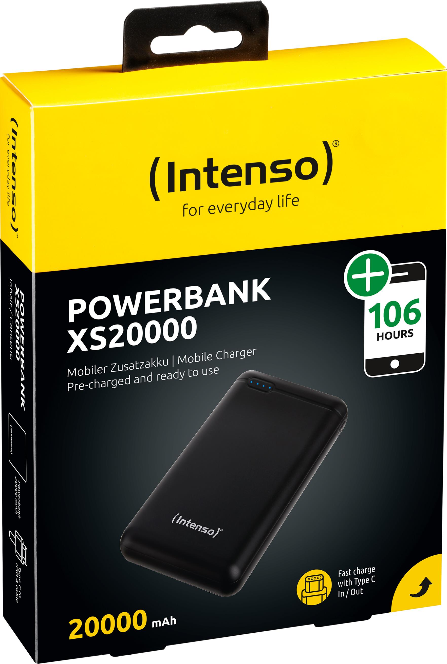 Intenso XS20000 Powerbank 20000 mAh Schwarz