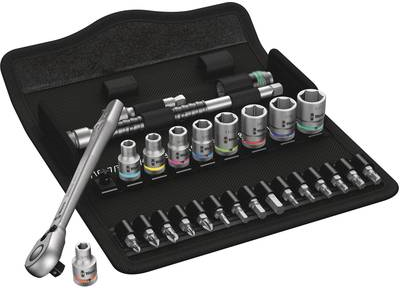 Wera 8100 SA 11 Zyklop Steckschlüsselsatz zöllig 28teilig 05004021001 (05004021001)