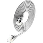 SLIM KAT6A 10 Gigabit Lightpatchkabel rund, U/FTP, Ø 3,8mm, grau KAT6A LIGHT geschirmt (PKW-LIGHT-STP-K6A 0.15)