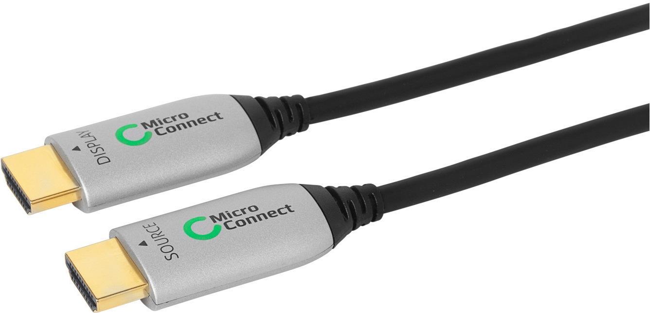 Microconnect HDM1919100V2.0OP HDMI-Kabel 100 m HDMI Typ A (Standard) Schwarz (HDM1919100V2.0OP)