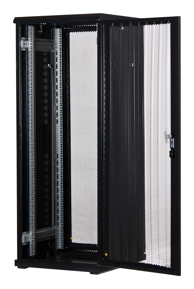 Rockstable RS19-6632PP 32U 19" Serverschrank Schwarz