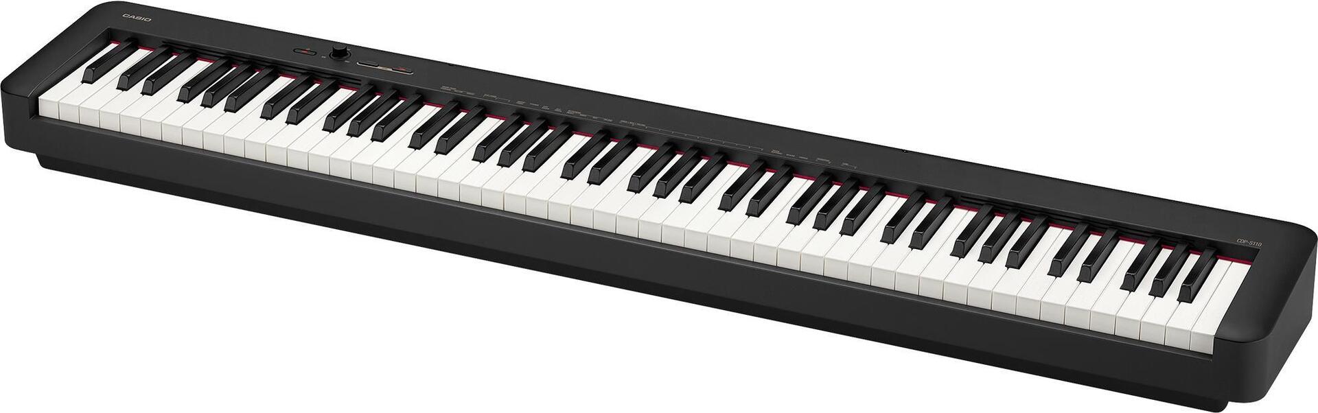 Casio CDP-S110BK Digitales Piano 88 Schlüssel Schwarz (CDP-S110BKC7)