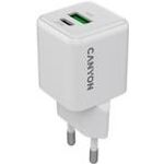 Canyon Ladegerät CU20AC GaN 20W PD, 2-Port (USB-A/USB-C) WH retail (CNS-CUW20AC)