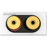 Kindermann 7456-414 Audio Lautsprecher Anschlussbl. mit Schraubkl, w/RAL 9010 (7456000414)