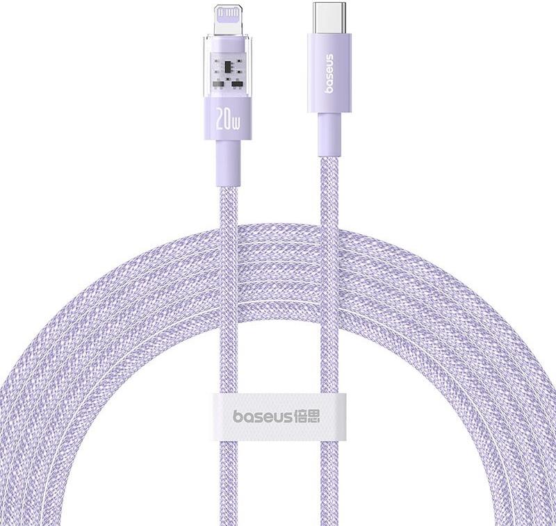 Baseus Gem USB-C zu iP Schnellladekabel 2 m 20 W Lila (P10373001511-01)