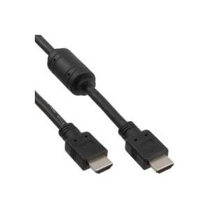 InLine® HDMI Kabel, High Speed HDMI® Cable, St/St, schwarz, mit Ferrit, 3m (17603)
