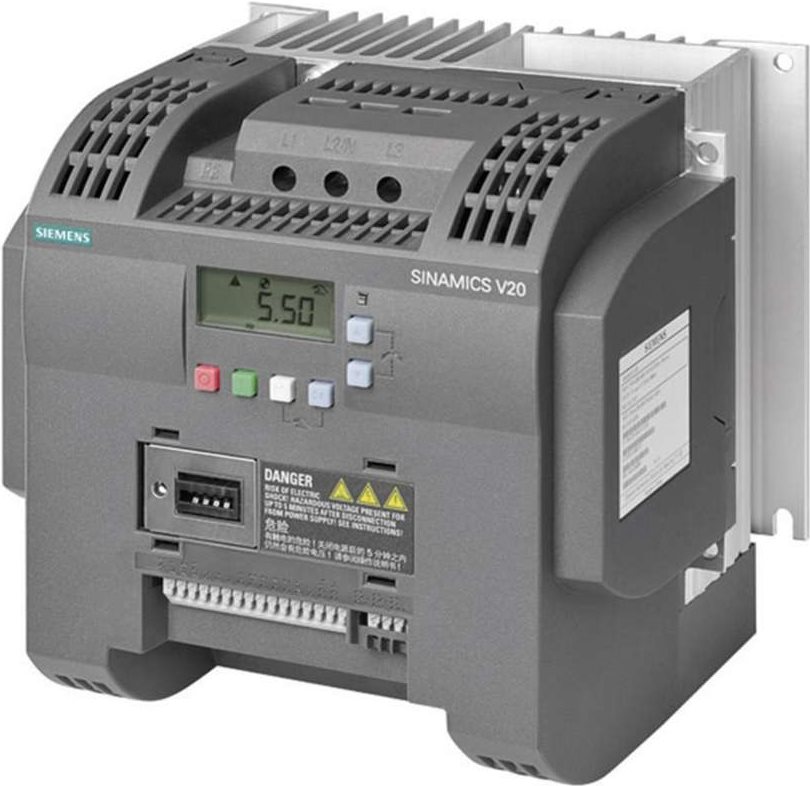 Siemens FSC Frequenzumrichter SINAMICS V20 6SL3210-5BE23-0CV0 3phasig 380 - 480 V 3.0 kW (6SL3210-5BE23-0CV0)