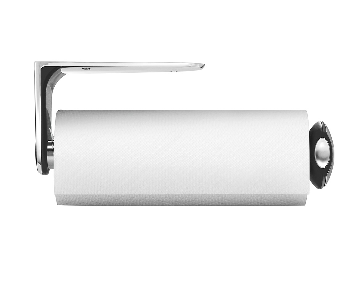 simplehuman KT1024 Wandmontierter Papierhandtuchhalter Edelstahl 33,3 cm Silber