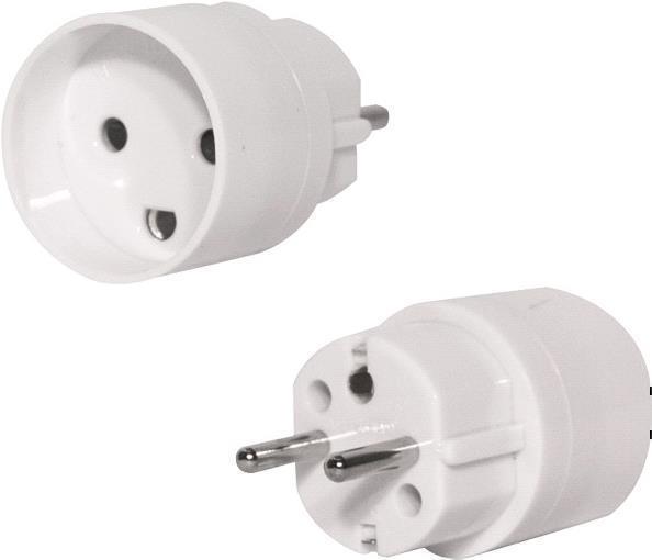 ProXtend PC-FK-000 Netzstecker-Adapter Typ F Typ K (DK) Weiß (PC-FK-000)
