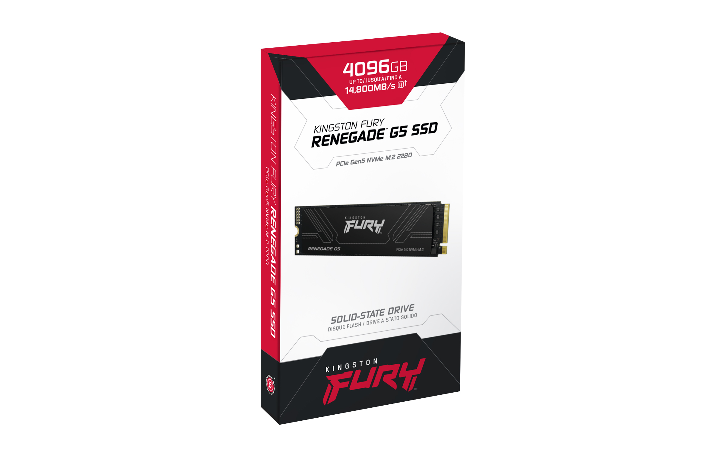Kingston FURY Renegade G5 NVMe SSD 4 TB PCIe 5.0 M.2 2280 3D TLC