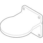 Verkada ACC-MNT-LBRAC-1 L-förmige Kamera-Wandhalterung weiß Aluminiumlegierung