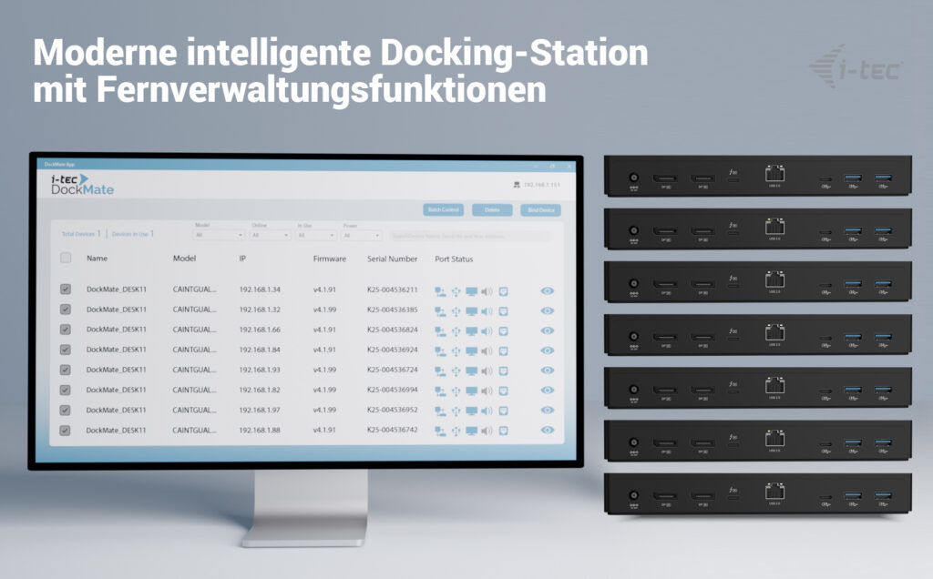 i-tec Thunderbolt 4 Dual Display Dockingstation Power Delivery 90W Schwarz