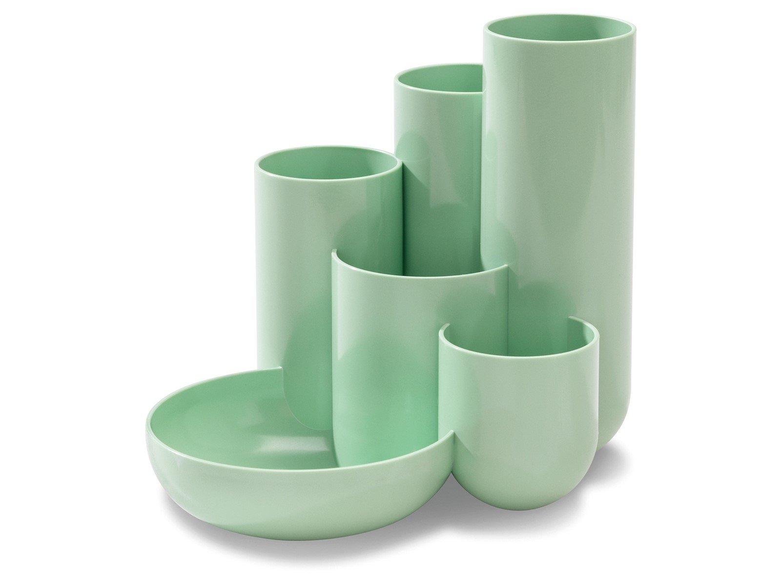 HAN Multiköcher CAMPUS, 6 Fächer, Polystyrol, Pastellgrün