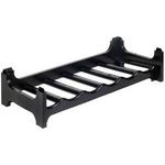 keeeper Flaschenregal "rico", 6-fach, PP, schwarz für bis zu 6 Flaschen, stapelbar, - 1 Stück (1018680000000)