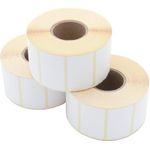 ARTDEV Etikettenrolle - Thermotransfer, 50 x 30mm, D100mm, Kern 40, 1500 Etiketten/Rolle, permanent (ETP 050-030 K40 D100)