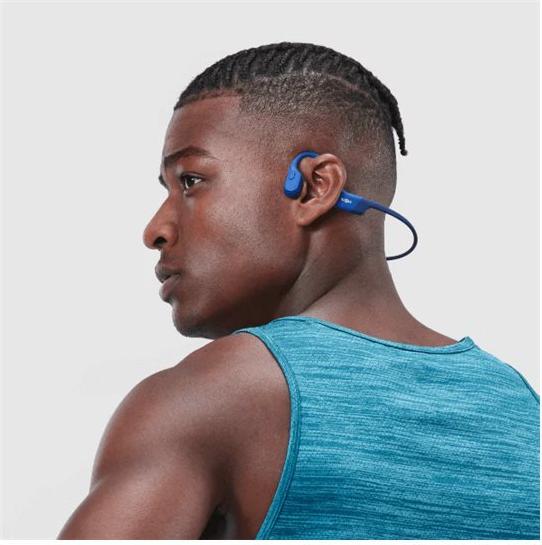 Shokz OpenRun Open-Ear Bluetooth Kopfhörer USB-C Blue