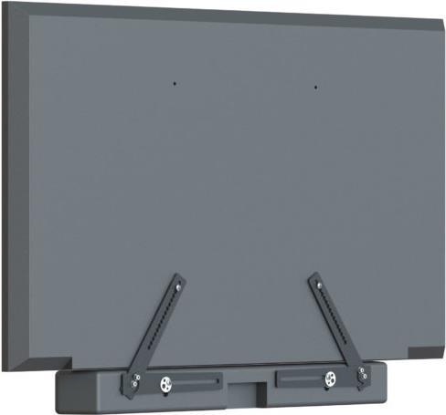 SMS Icon Universal Soundbar Mount C121U002-1A, TV bracket, 10 kg, Black, Rail, 1 Stück (C121U002-1A)