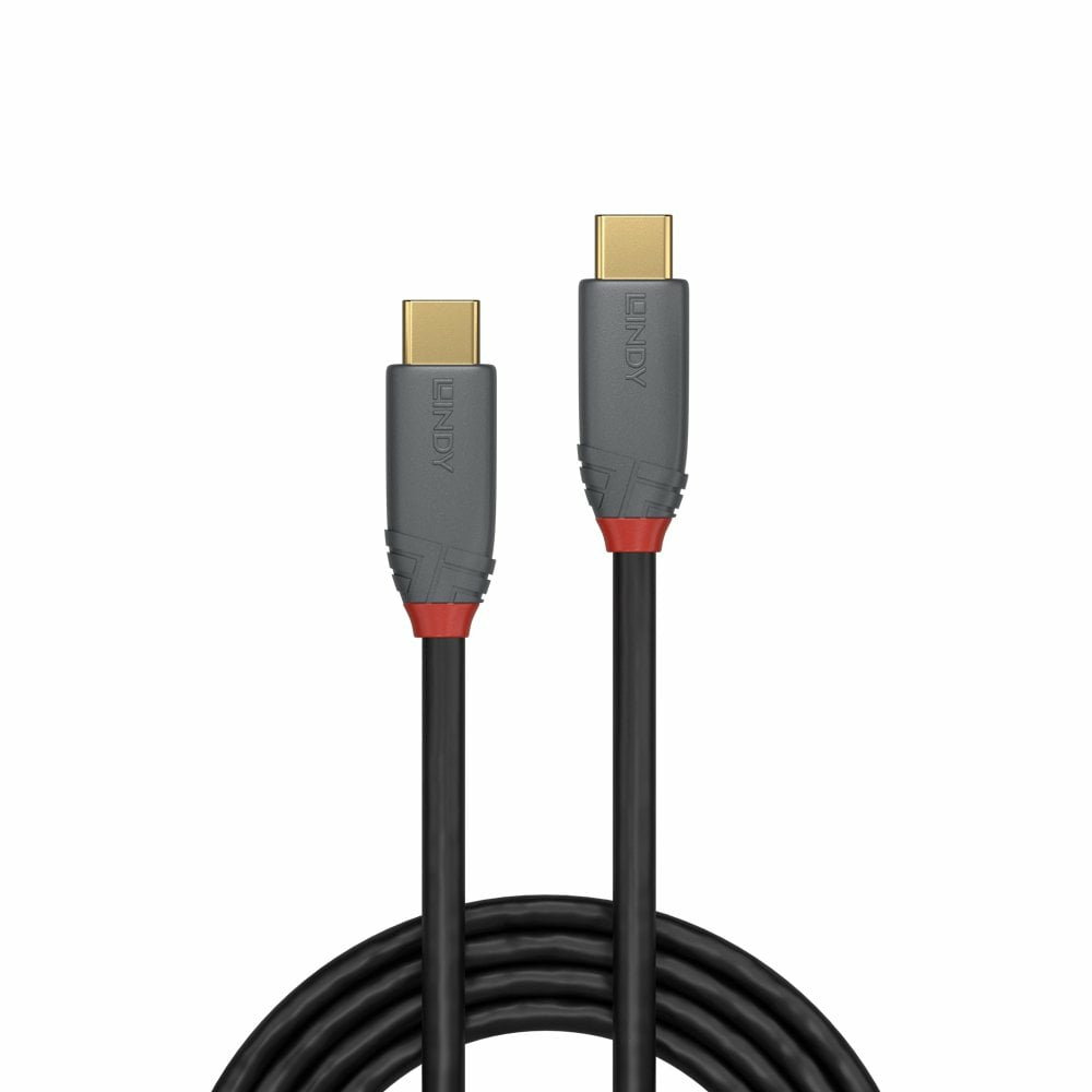 Lindy Anthra Line USB-C Kabel 2 m 20 Gbps Schwarz