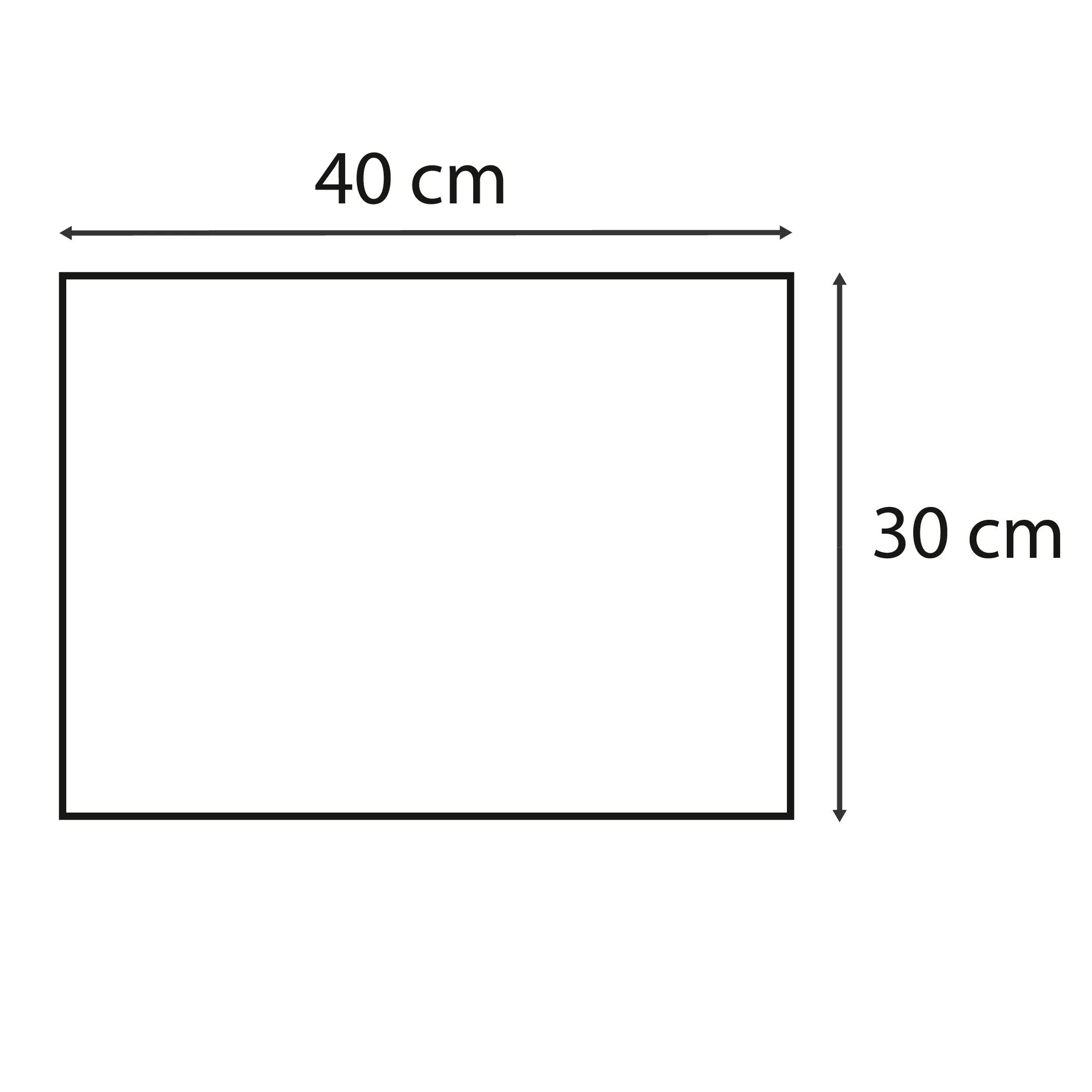 PROnappe 304019I Platzdeckchen Rechteck 30 x 40 cm Blau