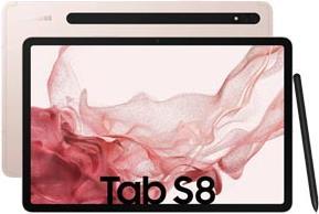 Samsung Galaxy Tab S8 Tablet Android 128GB 27,81 cm (11) TFT (2560 x 1600) microSD Steckplatz rosa goldfarben (SM X700NIDAEUE)  - Onlineshop JACOB Elektronik