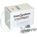 Banholzer&Wenz Polyester-Umreifungsset Krt+Sp 16mm-200m Band 80 Schnallen (17041)