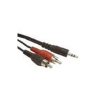 Gembird 2.5m 3.5mm/2xRCA (CCA-458-2.5M)