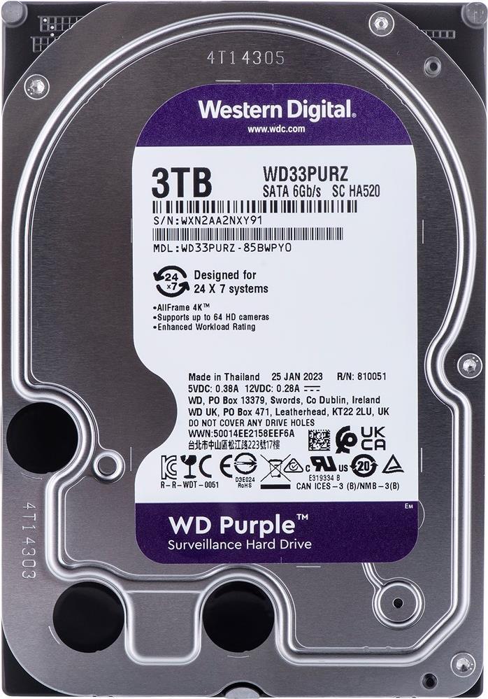 WD Purple WD33PURZ Festplatte (WD33PURZ)