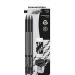 EBERHARD FABER Bleistift-Set WINNER, HB, schwarz, 5-teilig rund, Härtegrad: HB, Minenstärke: 2,0 mm, holzfrei, - 1 Stück (510196)