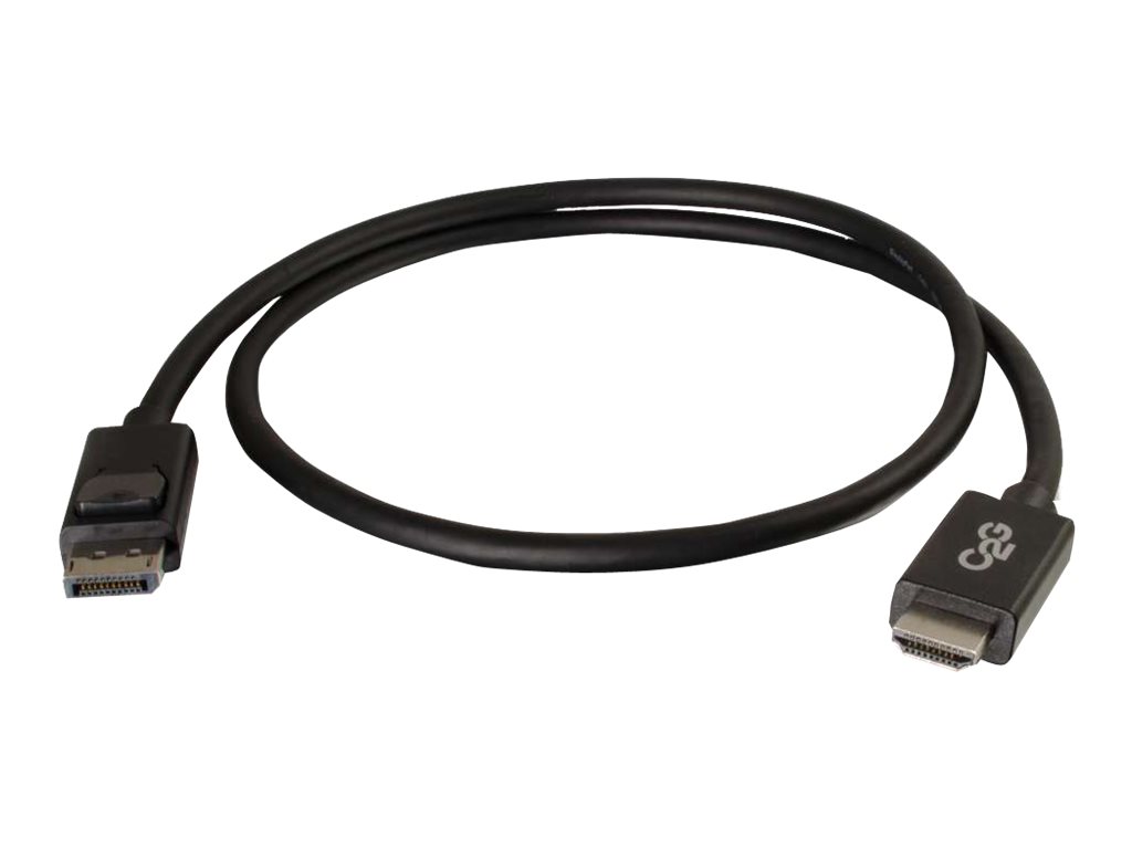 C2G 84326 DisplayPort auf HDMI Adapterkabel 2 m Schwarz