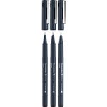 Schneider Pictus Fineliner-Set schwarz 3 St. (50-197593)