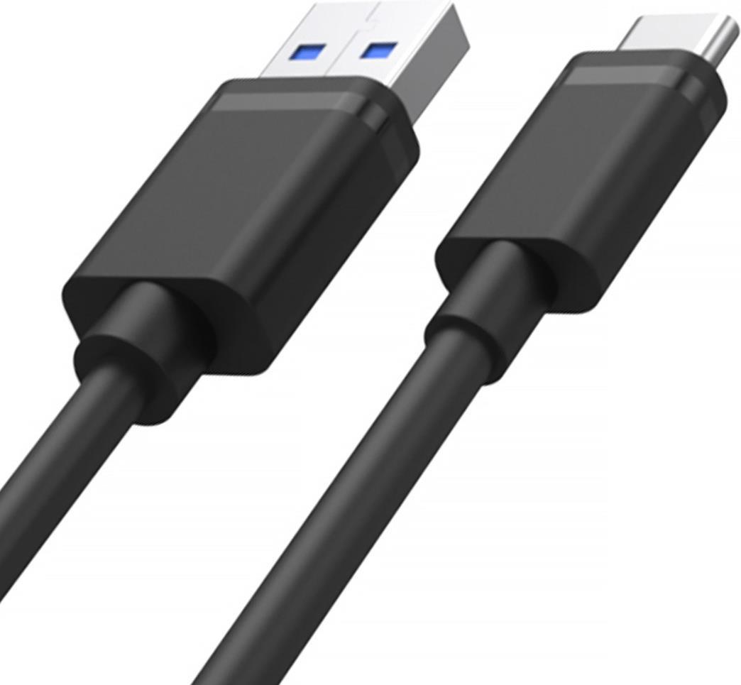 UNITEK KABEL USB USB-A — USB-C 50CM, Y-C481BK SCHWARZ (Y-C481BK)