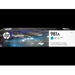 HP 981A Cyan Original PageWide Cartridge (J3M68A)