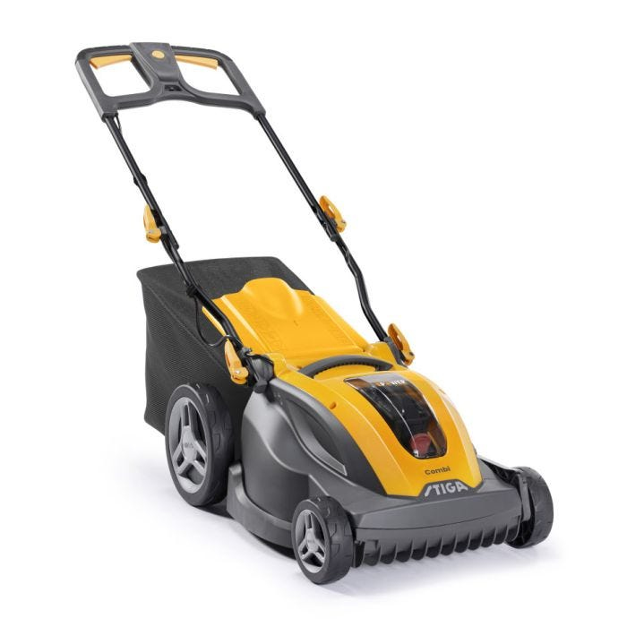 STIGA COMBI 344e Akku-Rasenmäher 48 V 1300 W 42 cm Schwarz, Gelb