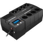 CyberPower BR700ELCD Line-Interactive USV 700VA/420W LCD, AVR, USB (HID), RJ45 Lan Protection, Ausgang (4+4) Schuko, USB Ladegerät (BR700ELCD)