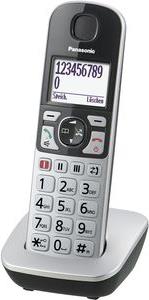 Panasonic KX-TGE510GS silber/schw. Seniorentelefon/SOS-Taste (KX-TGE510GS)