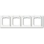 Busch-Jaeger 1754-0-4370 Wandplatte/Schalterabdeckung Weiß (2CKA001754A4370)