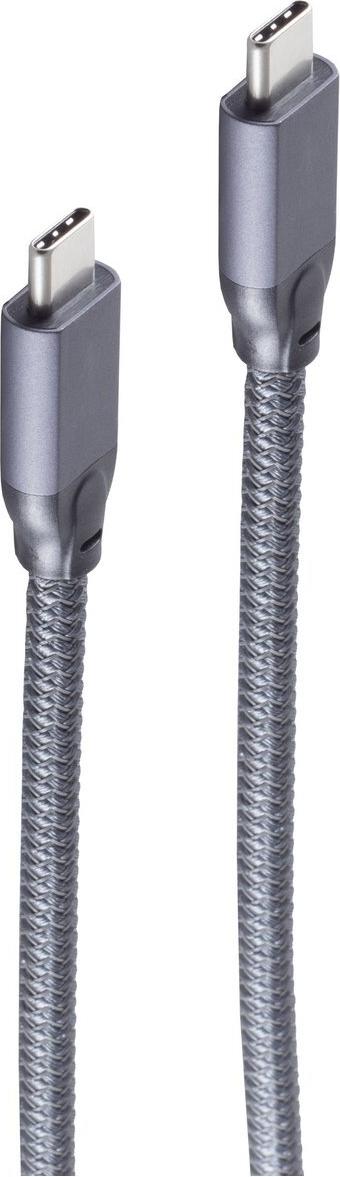 shiverpeaks ®--USB-C Verbindungskabel--USB-C Stecker auf USB-C Stecker, Gen 2 , 4,0m (BS13-47400)