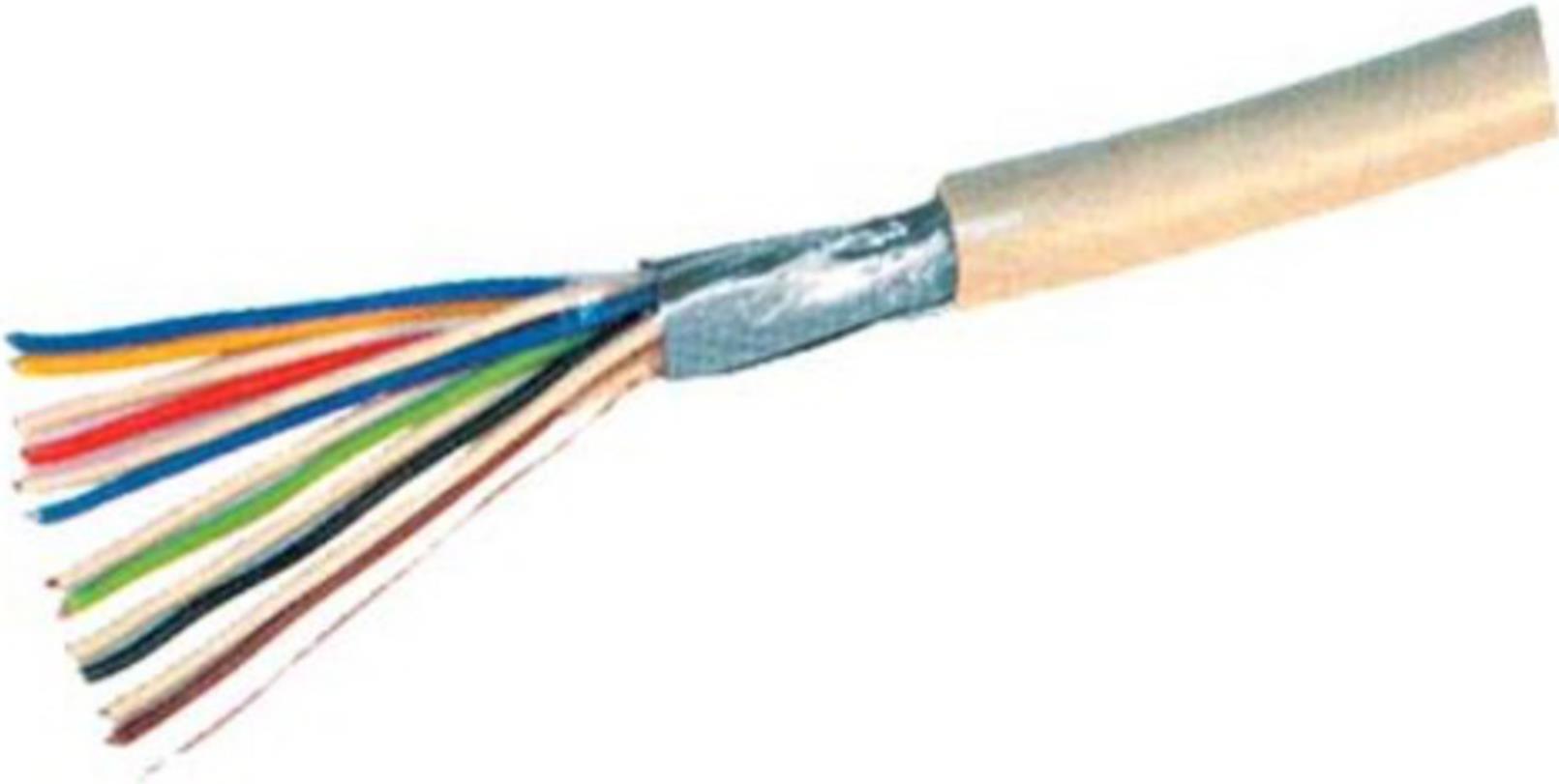 S/CONN maximum connectivity Telefonkabel 6x2x0,6 J-Y(ST)Y rund für Unterputzmontage, 50,0m (76860-50)