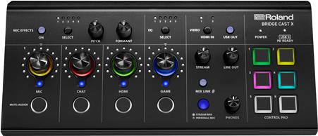 Roland BRIDGE CAST-X - Dual Bus Streaming Mixer & Video Capture XLR-Mikrofonvorverstärker (425921A99)