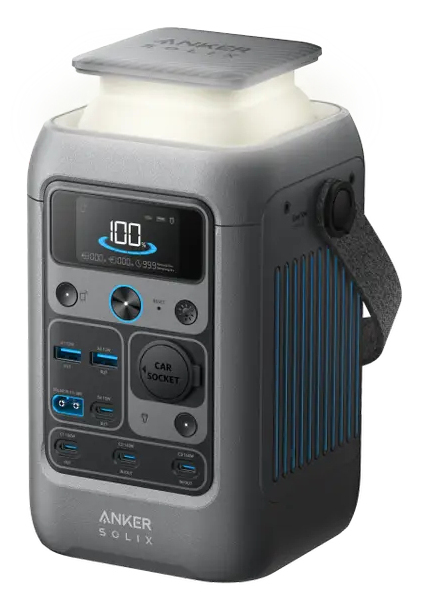 Anker SOLIX C300X DC Tragbare Powerstation 288 Wh 300 W Grau, Schwarz