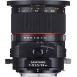 Samyang 24 mm f/3.5 AE ED AS UMC Tilt-Shift-Objektiv für Nikon F (geöffnet)